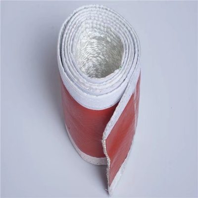 Κόκκινη προστασία Sleeving φίμπεργκλας σιλικόνης λαστιχένια των βιομηχανικών μανικών