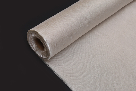 Ντυμένο Vermiculite φίμπεργκλας ύφασμα θερμικής μόνωσης αντίστασης υφασμάτων υψηλής θερμοκρασίας