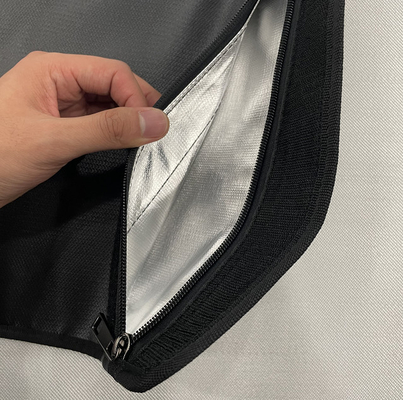 9.8 X 13,4 ίντσας αλεξίπυρη αρχείων τσαντών χρημάτων περάτωση 1832 °F φερμουάρ κατόχων καθορισμένη